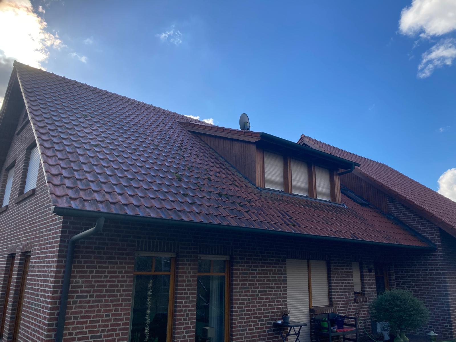 Dachreinigung Emsland Vorher